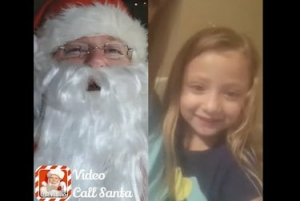 Overrask dine børn med et gratis videoopkald fra julemanden