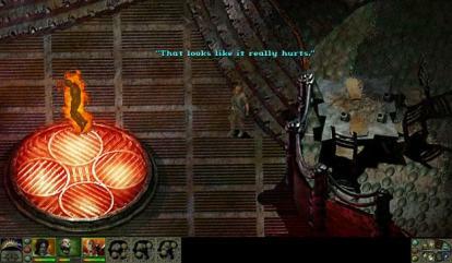 Posnetek zaslona iz Planescape: Torment