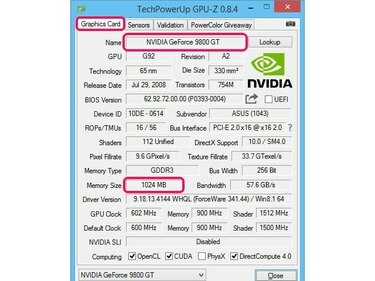 Usa GPU-Z per trovare il modello della tua scheda grafica.