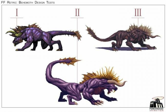 『A King's Tale: Final Fantasy XV』のベヒモスのコンセプト アート。