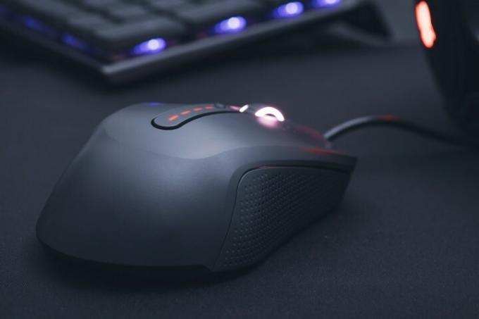 Die Rückseite der Cherry MC 2.1 Gaming-Maus.