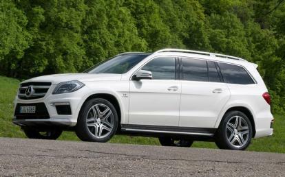 Вид збоку Mercedes-Benz GL63 AMG