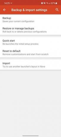 как использовать резервную копию nova launcher 1