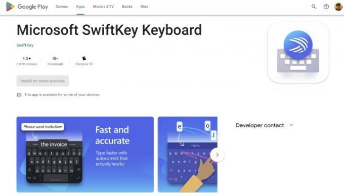 SwiftKey-tangentbord