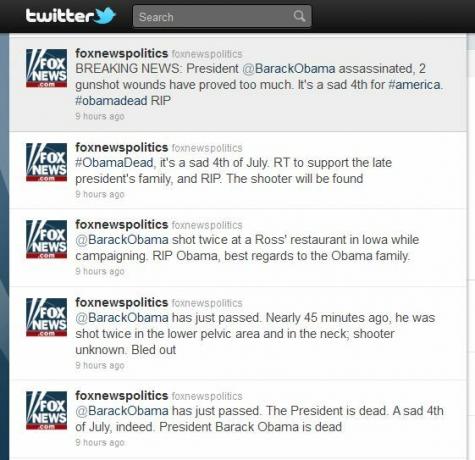 Fox News na Twitterze