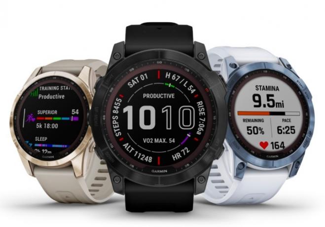 La série de montres Garmin Fenix ​​7.