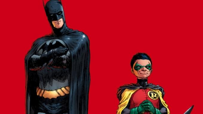 Betmenas ir Robinas Granto Morrisono bėgime komiksų serijoje.