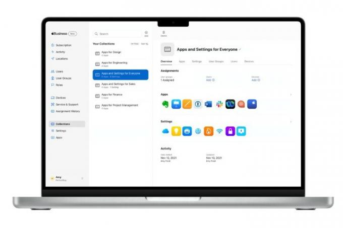 MacBook Pro의 Mac 비즈니스 필수품.