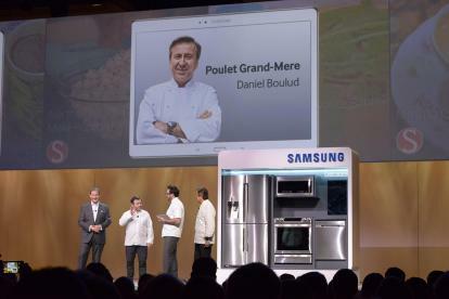 Samsung kookt nieuwe chef-collectie tablet-app chef ces 2015