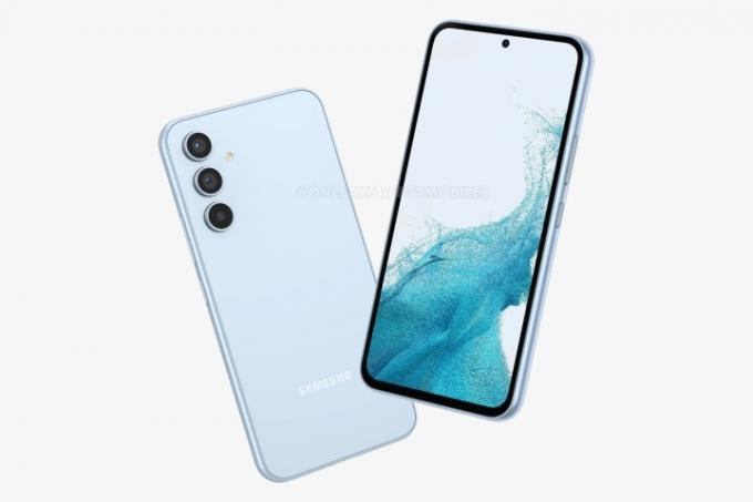 samsung galaxy a54 leak design render kamera onleaks 3