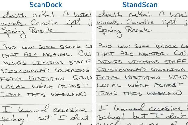 StandScan vs. ScanDock – Notebook-Seite