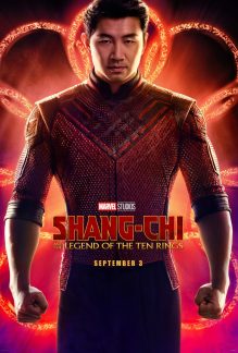 Simu Liu über das Poster „Shang-Chi und die Legende der zehn Ringe“.