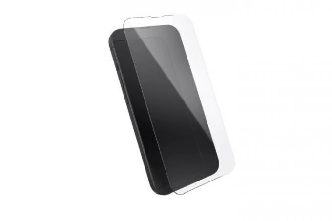 Speck ShieldView Glass Screen Protector for iPhone 14, med sin ultratynne beskyttelse.