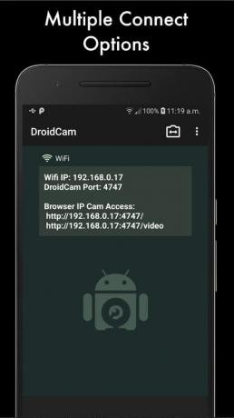najlepsze aplikacje do kamer internetowych na iPhone'a i Androida Droidcam Android1