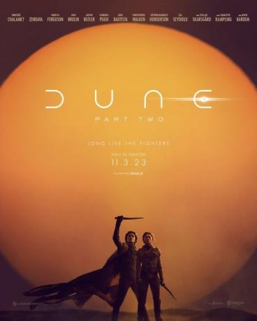Den første plakaten eller Dune: Part Two.