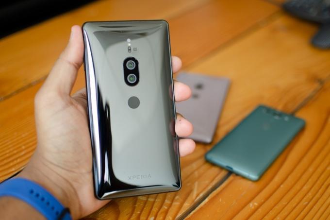 comparação da família sony xperia xz2 premium xz