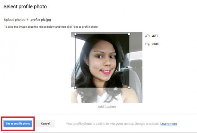 modificarea fotografiei de profil gmail pasul 5