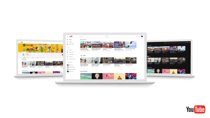 novo design e recursos do YouTube revelados