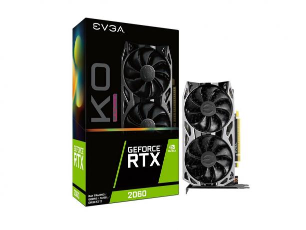 EVGA GeForce RTX 2060 KO Ultra Gaming 6GB näytönohjain.