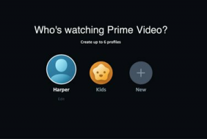 Amazon Prime Video tarjoaa meille yksittäisiä käyttäjäprofiileja