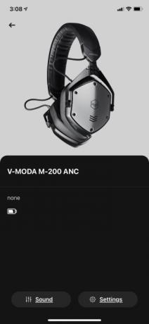 Aplikace V-Moda M-200 ANC pro iOS