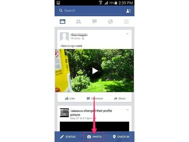 Facebookアプリ（Android 5.0）