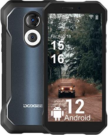 „Android 12“ tvirtas išmanusis telefonas – 2022 m. „DOOGEE S61“ tvirtas telefonas – 20 MP naktinio matymo kamera – 6 GB+64 GB – IP68 atsparus vandeniui atrakintas mobilusis telefonas lauke – 5180 mAh baterija – 6,0 colio IPS HD – Dvi SIM kortelė 4G (apšalusi)