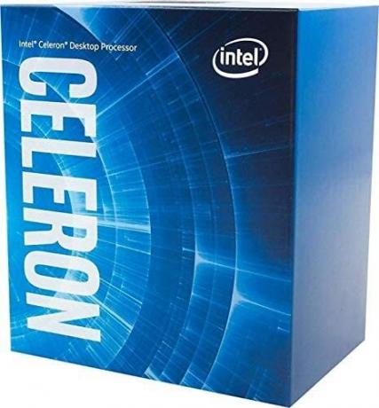 Embalagem para Intel Celeron.