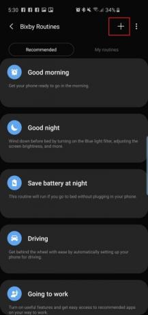 setări samsung galaxy s10 plus s10e rutine bixby 1