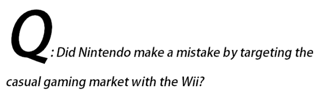 DT-vita: A Wii alkalmi játékra való összpontosítása ártott vagy segített a Nintendónak?