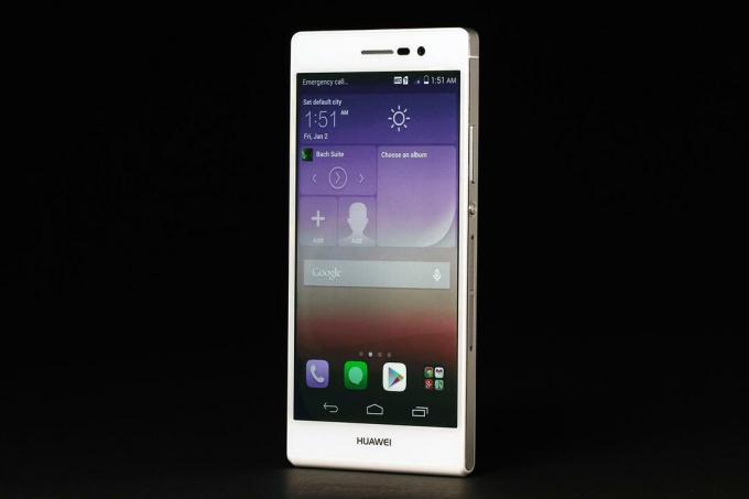 Huawei Ascend P7 anmeldelse skjermvinkel 2