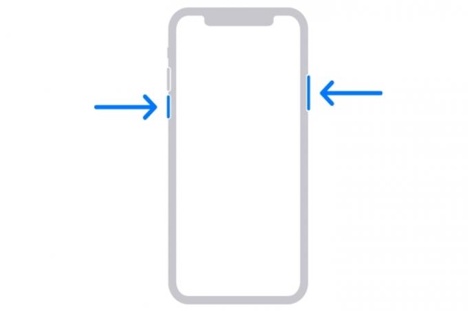 Način za obnovitev iPhone 8, 8 Plus, SE (2020) ali iPhone X ali novejši.
