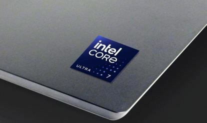 Intel's nieuwe Intel Core Ultra-badge.