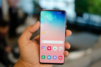 Samsung Galaxy S10 zum Anfassen