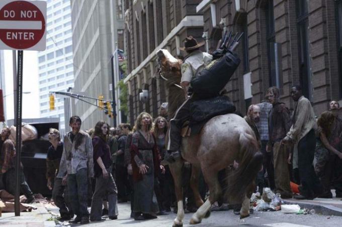 Greg Nicotero Interview Walking Dead FX Spezialeffekte Andrew Lincoln Staffel 1 Pferd