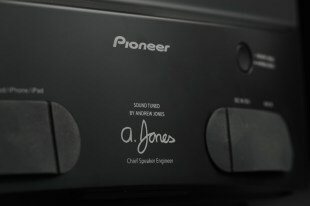 Pioneer A3 XW SMA3 K 표시기 후면 포트가 스피커 도크를 덮습니다.