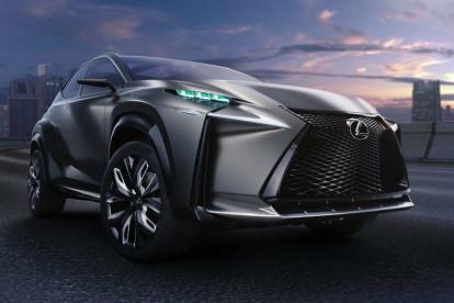 lexus nx compact crossover debuterer på Geneva Motor Show lf turbo-konsept