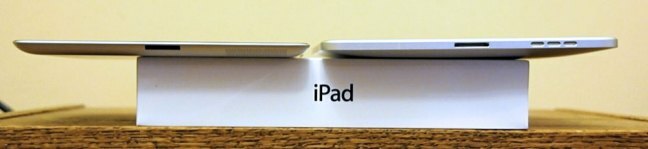 iPad 2 vs. Projeto do iPad