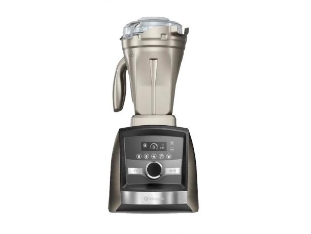 Vitamix A3500 blender valgel taustal.