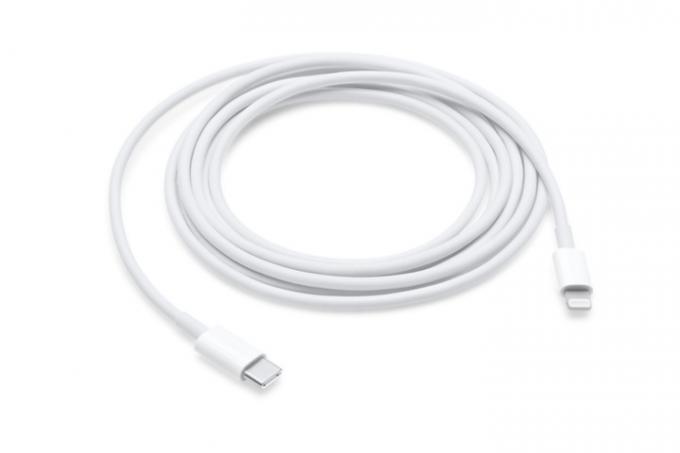 Kabel Apple Lightning na USB-C.