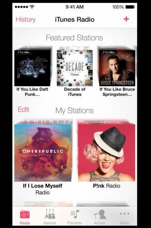iTunes Radio Hands On iPhone-app