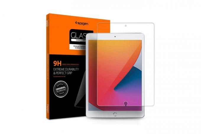 แผ่นกันรอยหน้าจอ Spigen GLAS.tR SLIM สำหรับ iPad (2020)