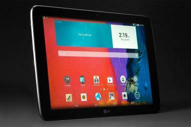 LG G Pad'in ön açısı