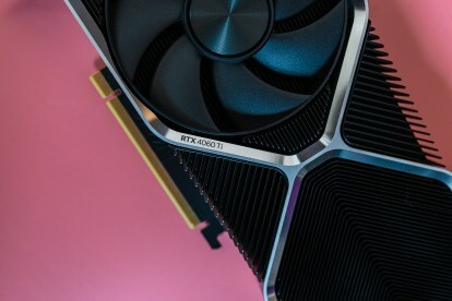 Logo på RTX 4060 Ti-grafikkortet.