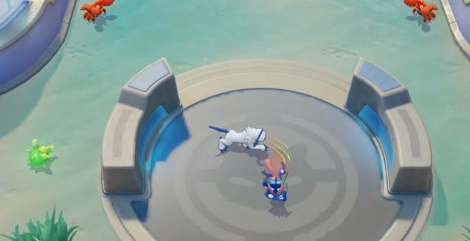 Absol-gevechten in Pokémon Unite.