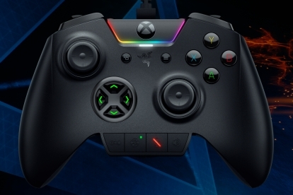 Vista superior do controlador Razer Wolverine Ultimate.