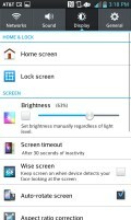 LG Optimus G pregled postavki prikaza zaslona android pametnog telefona