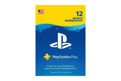 Kartu PlayStation Plus untuk berlangganan 12 bulan.