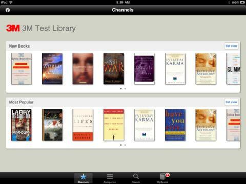 تطبيق 3M لإقراض الكتب الإلكترونية لأجهزة iPad