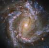 Hubble capture une spectaculaire galaxie Starburst face à face